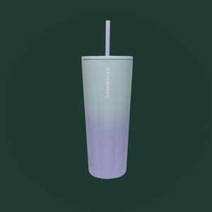 Starbucks-2021-Lilac Mint Ombré-Venti-Stainless Steel, BNWT, Never Used
